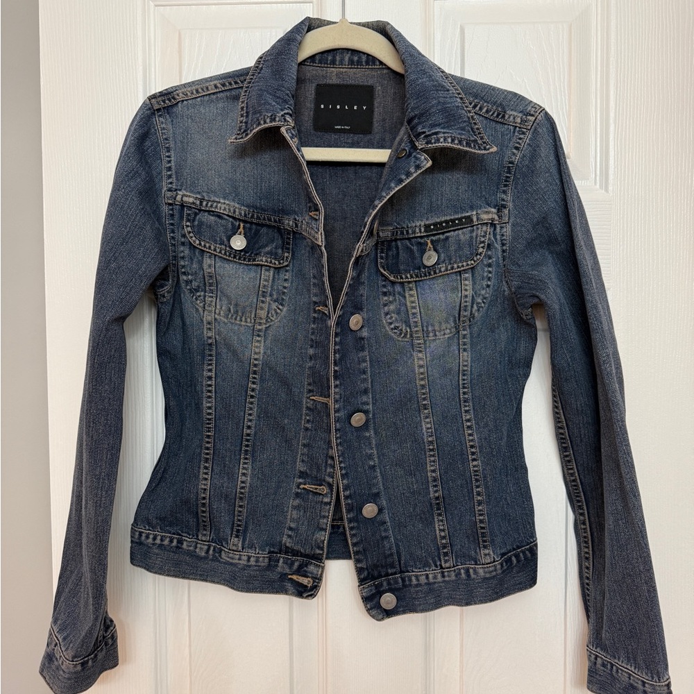 SISLEY Women's Denim Jacket